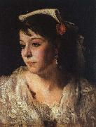 John Singer Sargent, Head of an Italian Woman